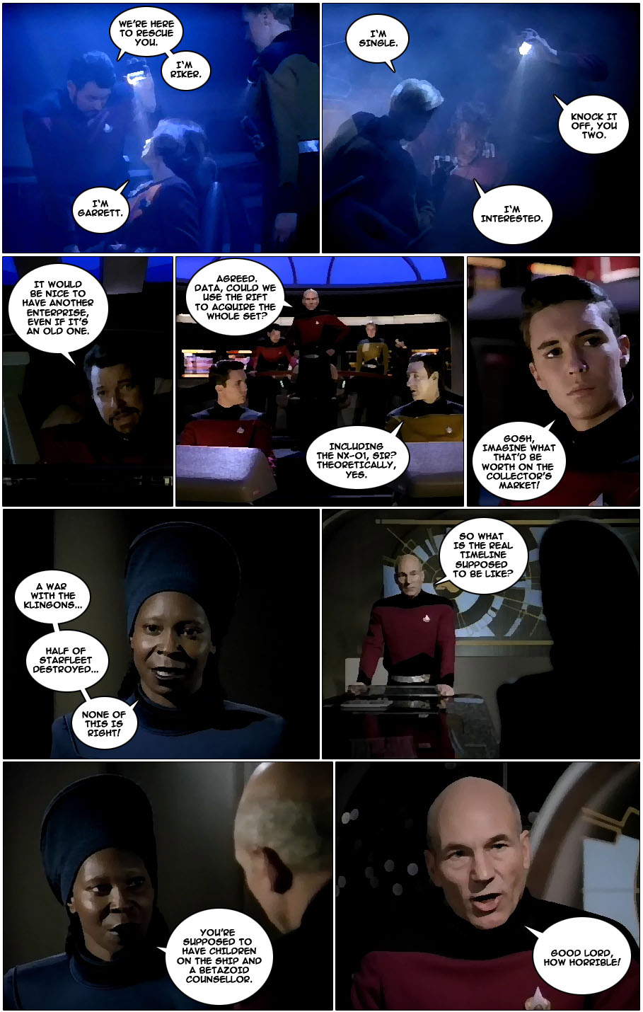 Five-Minute Yesterday's Enterprise Comic