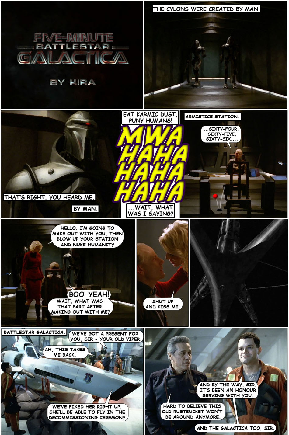 Five-Minute Battlestar Galactica: The Miniseries Comic