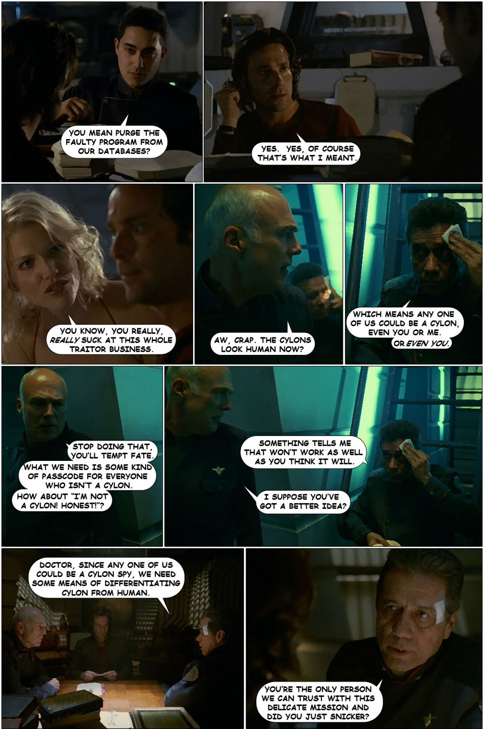 Five-Minute Battlestar Galactica: The Miniseries Comic