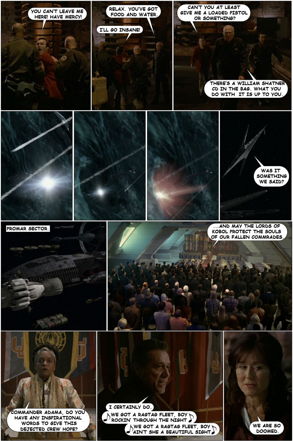 Five-Minute Battlestar Galactica: The Miniseries Comic