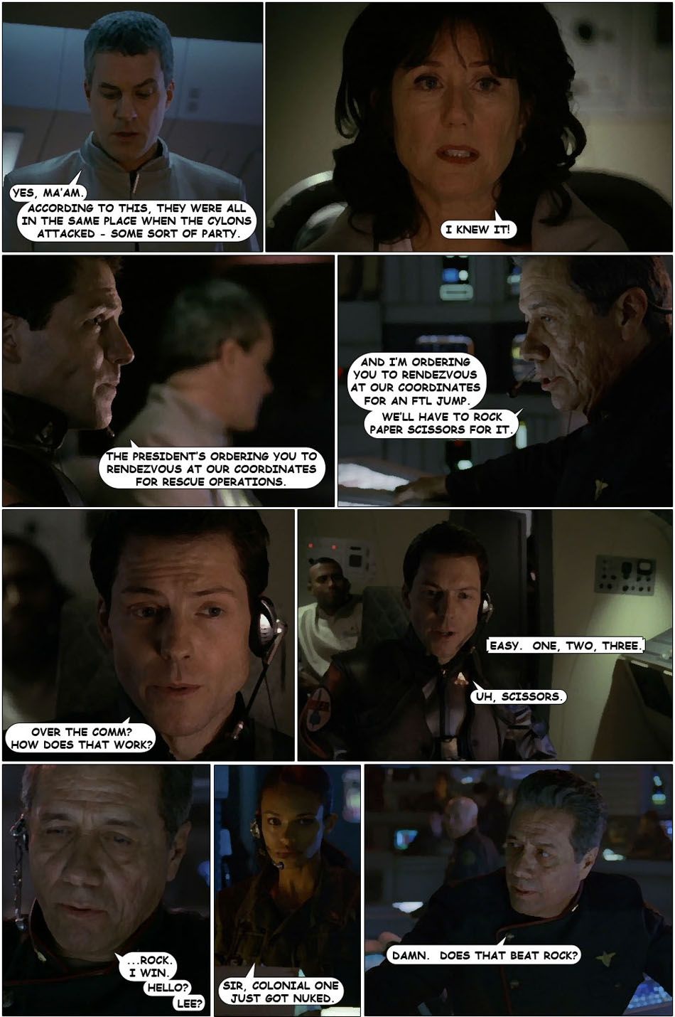 Five-Minute Battlestar Galactica: The Miniseries Comic