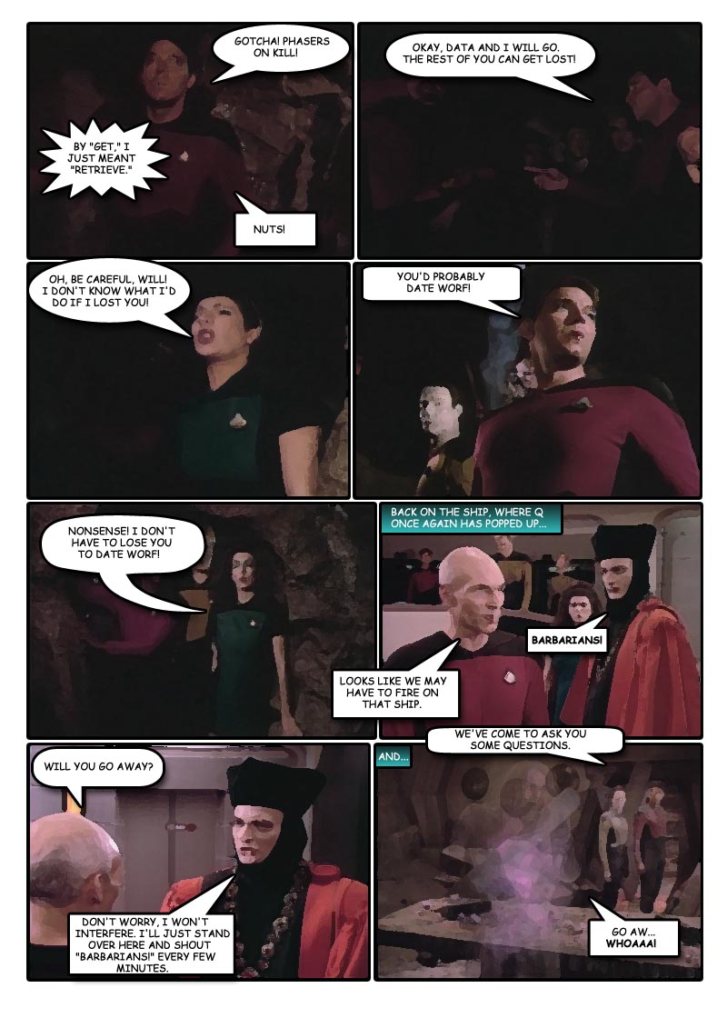 Five-Minute Encounter at Farpoint Comic