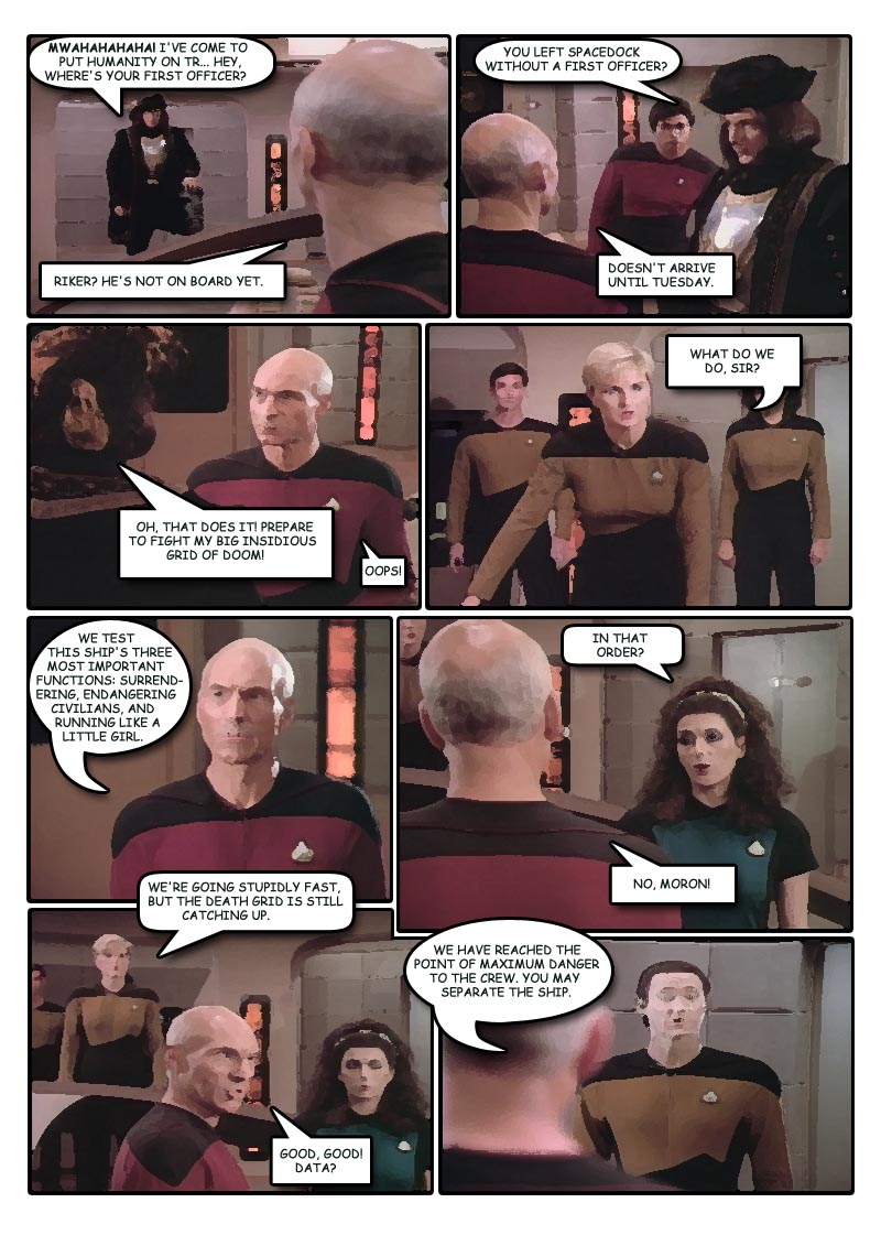 Five-Minute Encounter at Farpoint Comic