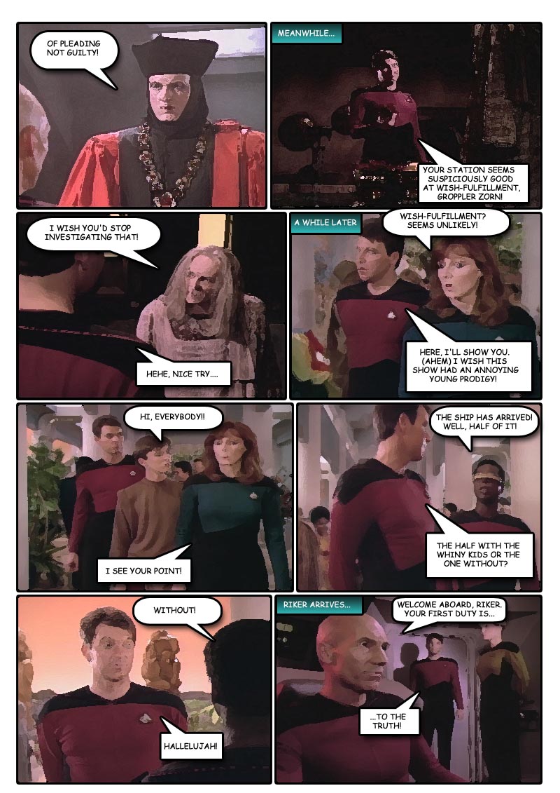 Five-Minute Encounter at Farpoint Comic